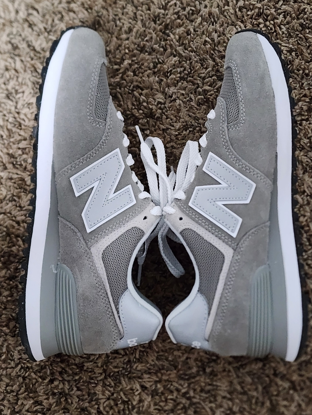 New Balance Women's Sneaker Size 9 Grey Classic 574 New No Box - Picture 4 of 12